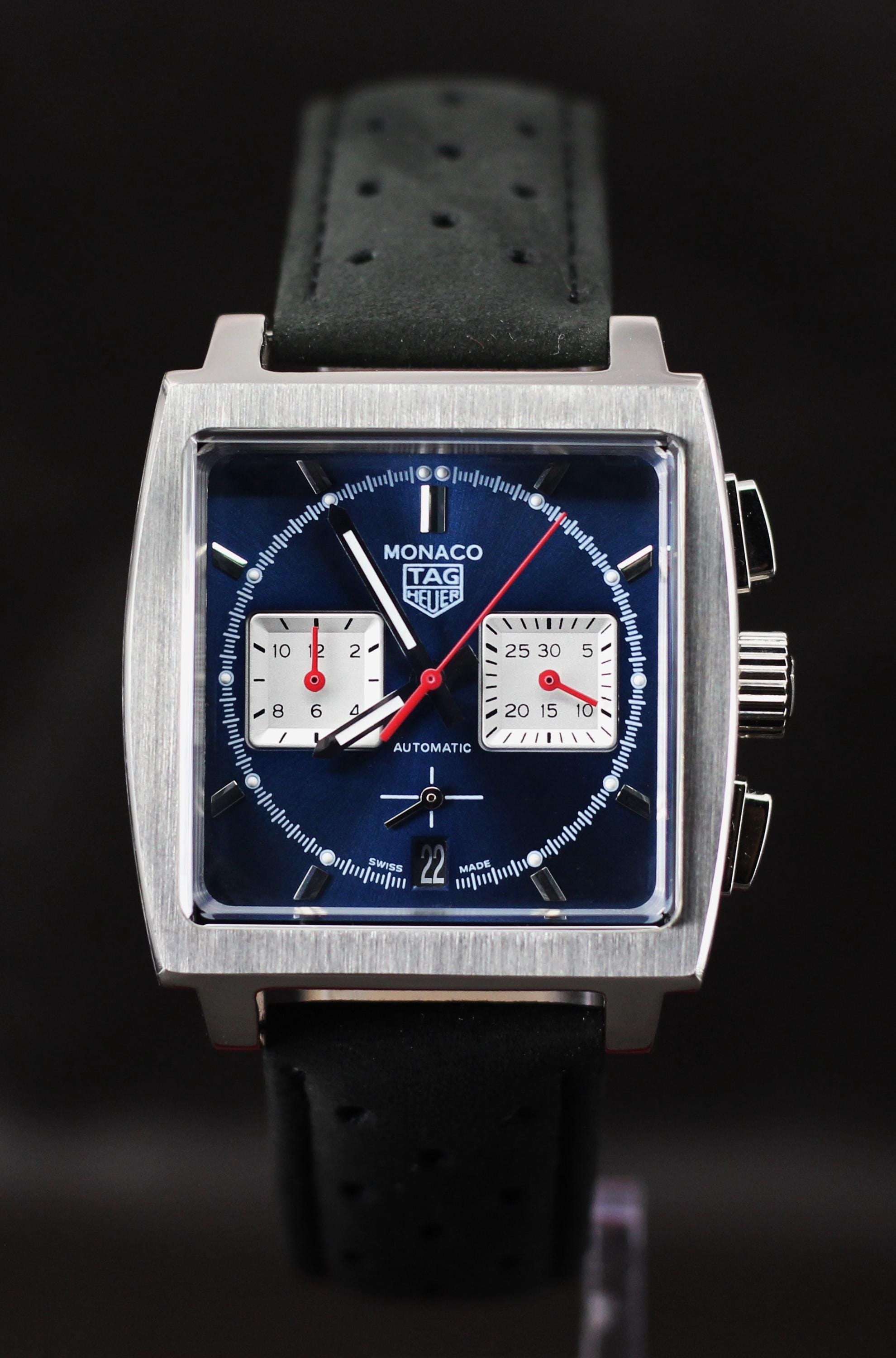 Womens Danish Design Watch Navy Blue Leather Band Square Face Silver Tone Modern Square Watch Blue Dial - Etsy main image 4