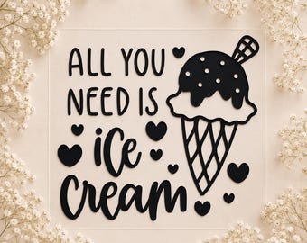 All You Need Is Ice Cream