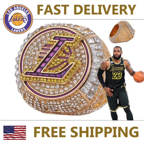 2020 Los Angeles Lakers Championship Ring – James #23 - Basketball