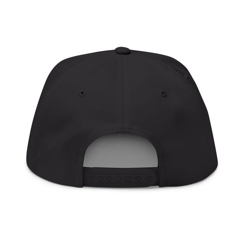 Snapback avec éclaboussures de peinture | Casquette plate brodée | Chapeau street art | Vêtements d'artiste mpgink image 14