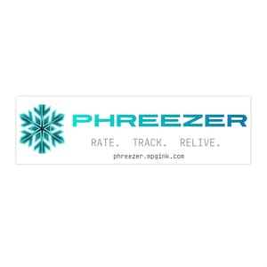 Phreezer-logotyp bildekal | Snöflingeteknikdekal | En del av intäkterna går till Mockingbird Foundation