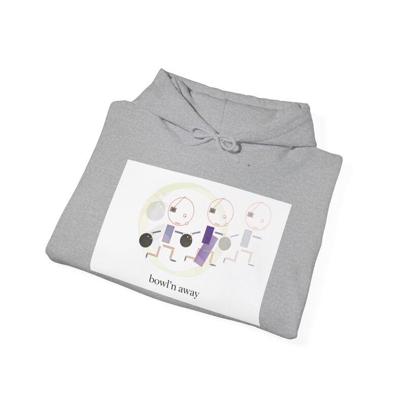 Bowln Away | mpgink ギア | ユニセックス ヘビーブレンド™ フード付きスウェットシャツ 画像 11