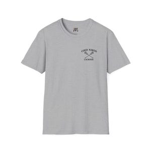 Coed Naked Lacrosse T-Shirt | Crossed Sticks, Wait to Release in the Crease image 3