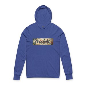 Graffiti Hooded Tee | Street Art Graphic Long Sleeve | mpgink Artist Apparel | Gift for Creatives image 5