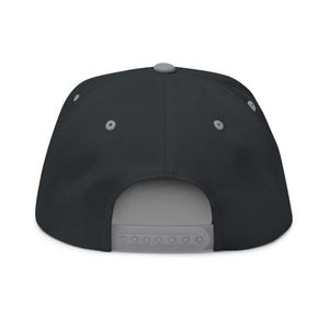 Snapback avec éclaboussures de peinture | Casquette plate brodée | Chapeau street art | Vêtements d'artiste mpgink image 17