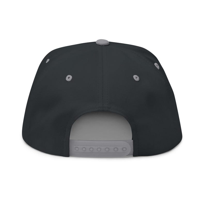 Snapback avec éclaboussures de peinture | Casquette plate brodée | Chapeau street art | Vêtements d'artiste mpgink image 17
