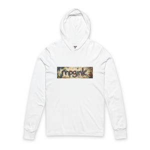 Graffiti Hooded Tee | Street Art Graphic Long Sleeve | mpgink Artist Apparel | Gift for Creatives image 1