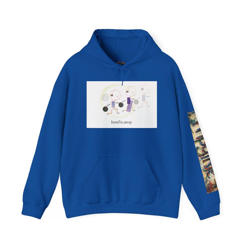 Bowln Away | mpgink ギア | ユニセックス ヘビーブレンド™ フード付きスウェットシャツ 画像 7