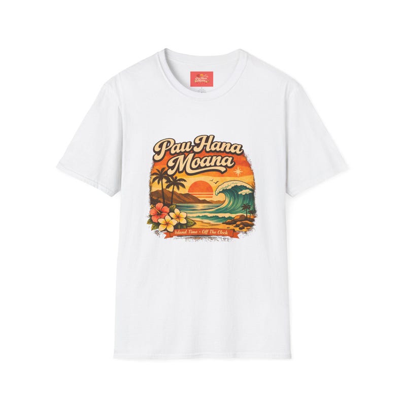 Pau Hana Moana Sunset Surf Tee