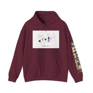 Bowln Away | mpgink ギア | ユニセックス ヘビーブレンド™ フード付きスウェットシャツ 画像 4