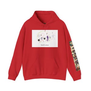 Bowln Away | mpgink ギア | ユニセックス ヘビーブレンド™ フード付きスウェットシャツ 画像 6