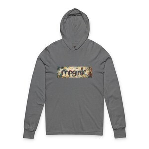 Graffiti Hooded Tee | Street Art Graphic Long Sleeve | mpgink Artist Apparel | Gift for Creatives image 4