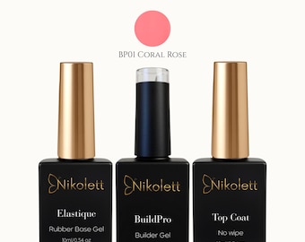 BuildPro Soft Builder System | Builder gel in a Bottle | Base/ Top Coat