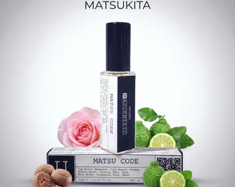 MATSU CODE – Inspirado en Matsukita - Perfume fresco, especiado y verde – Fragancia unisex