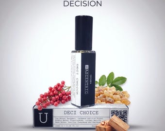 DECI CHOICE – Inspirado en la decisión - Perfume fresco, especiado y amaderado – Fragancia unisex – Extrait de Parfum