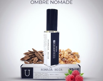 NOMADA NOIR – Inspirado en Ombre Nomade - Perfume de Incienso Dark Oud – Fragancia unisex – Extrait de Parfum