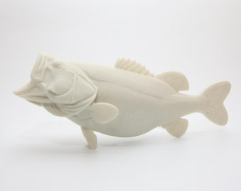 Ready to Paint Fish Replica mount – DIY 3D Art Kit