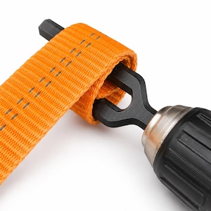 Avvolgitore per cinghie per avvitatori a batteria – per cinghie fino a 75 mm di larghezza