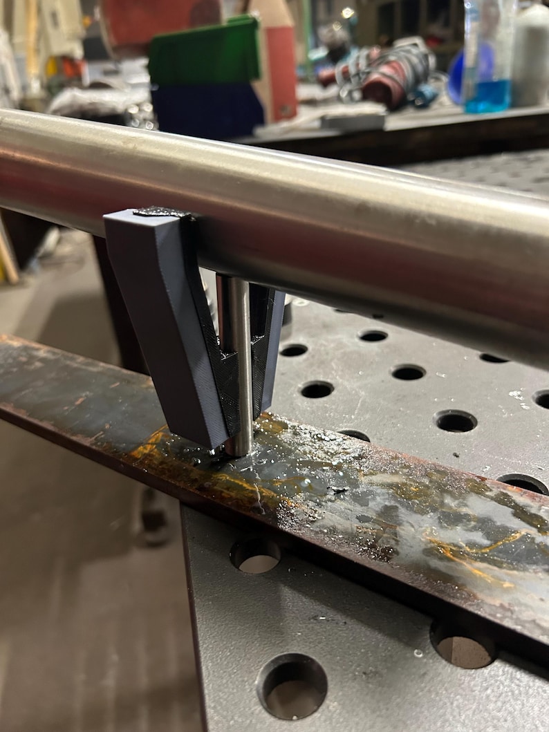 Welding Jig for Handrail Brackets – Stainless Steel Railing Welding Tool for Ø33.7 / 42.4 mm Pipe – Metal Fabrication Aid image 3