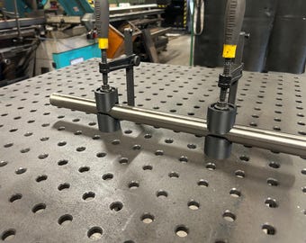Pipe Clamping Tool for Welding – Stainless Steel Protection Pads – Handrail Positioning Set for 33.7 / 42.4 mm