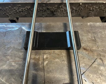 Plantilla espaciadora de soldadura para barras redondas de 10 y 12 mm y perfiles cuadrados. Espaciador de espacio libre para marcos de barandillas de 1/2" y 3/4".