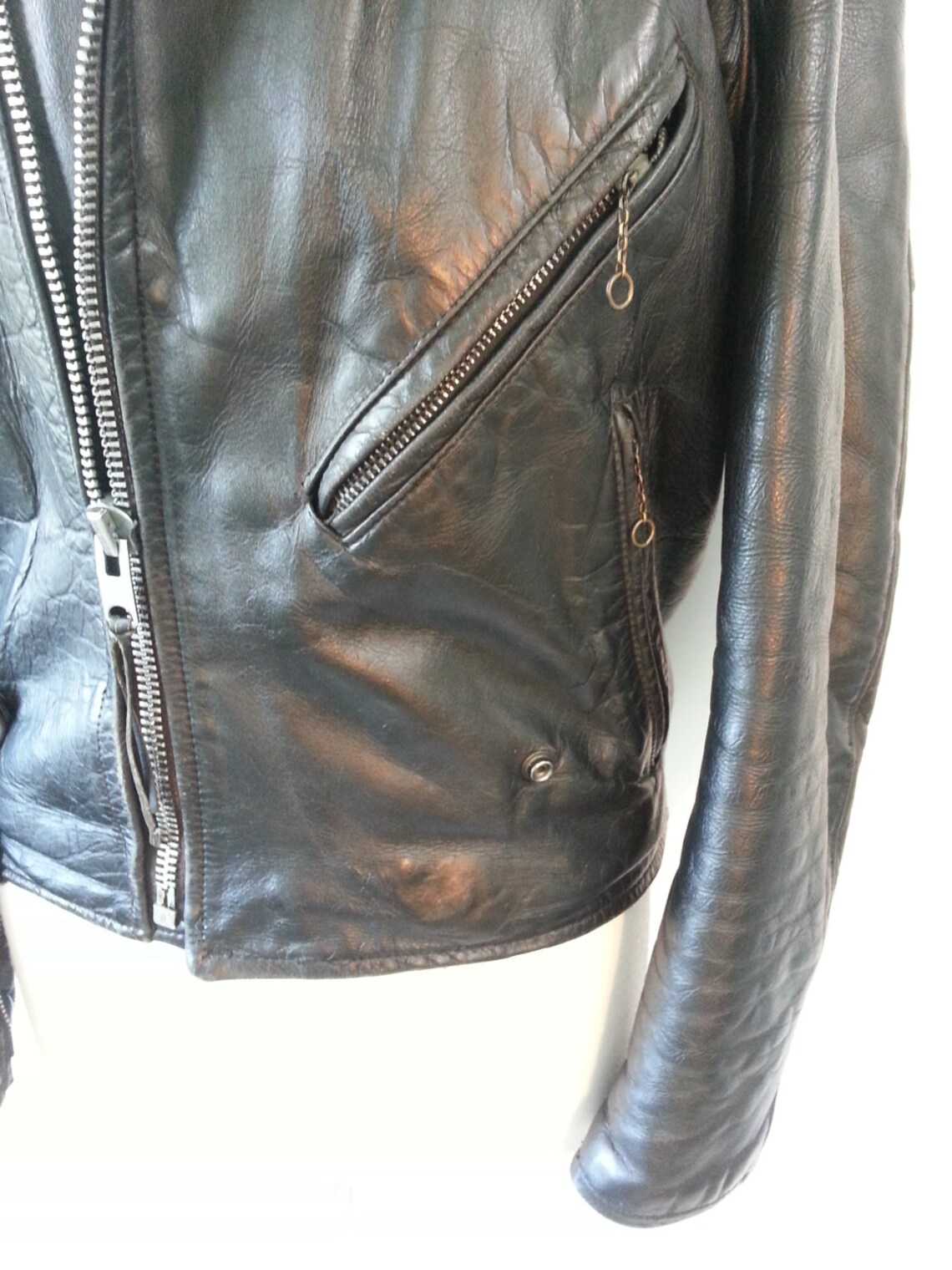 Harley Davidson Cycle Champ Black Leather Mid-century Jacket | Etsy
