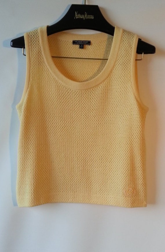 yellow shell top