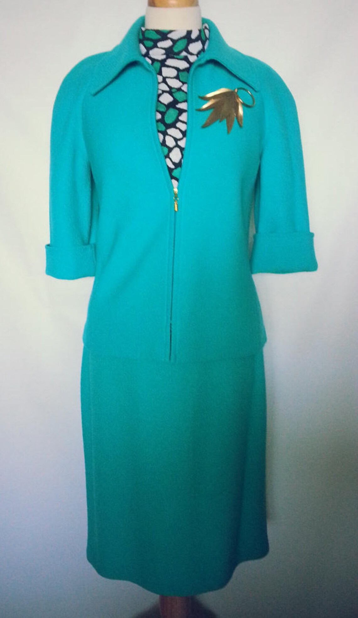 St John Knits Sleeveless Mock Turtleneck Top Size Medium St Etsy