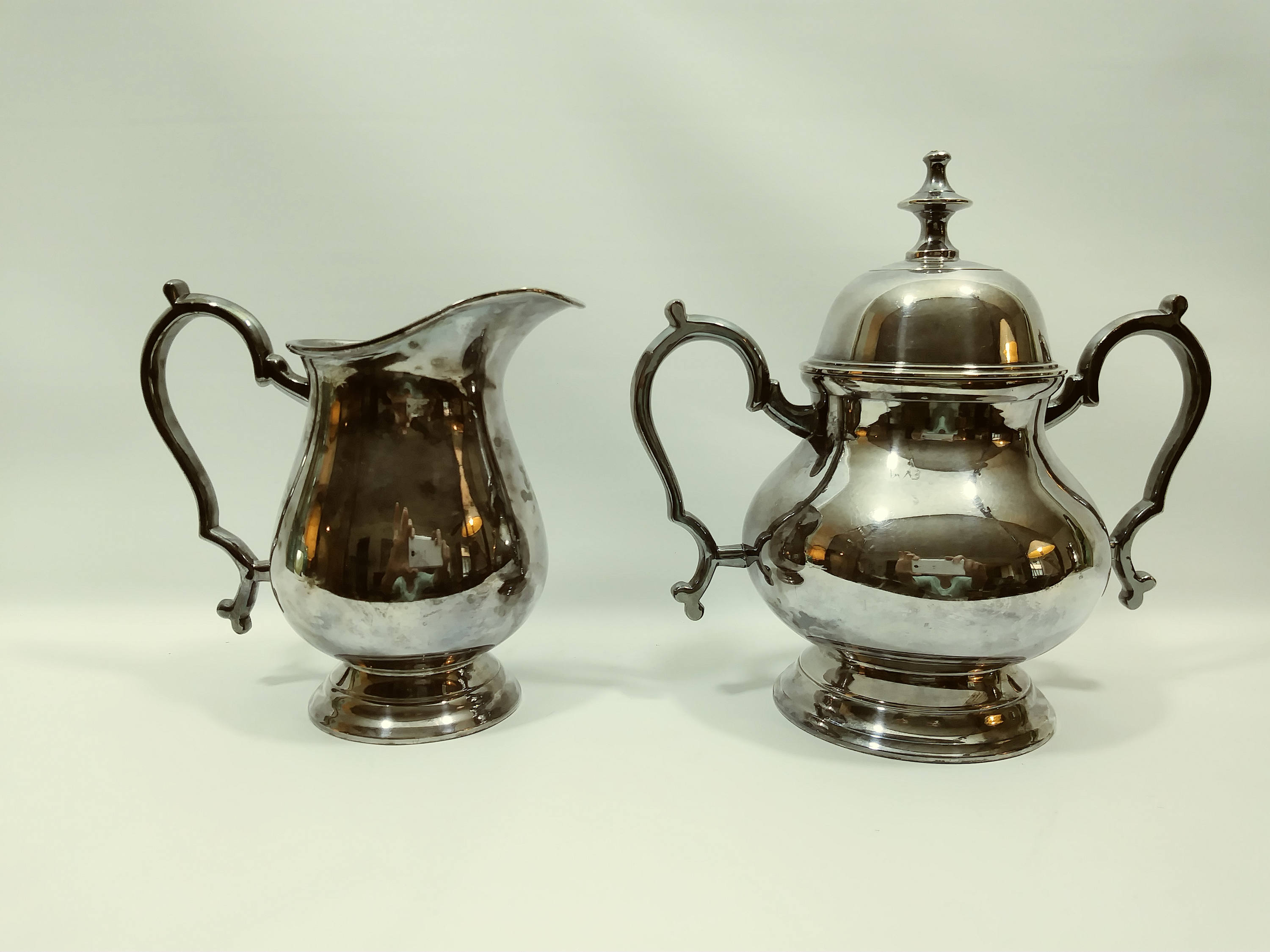 Silver Plate Coffee Set Vintage Electroplate Tea Set Leonard Etsy