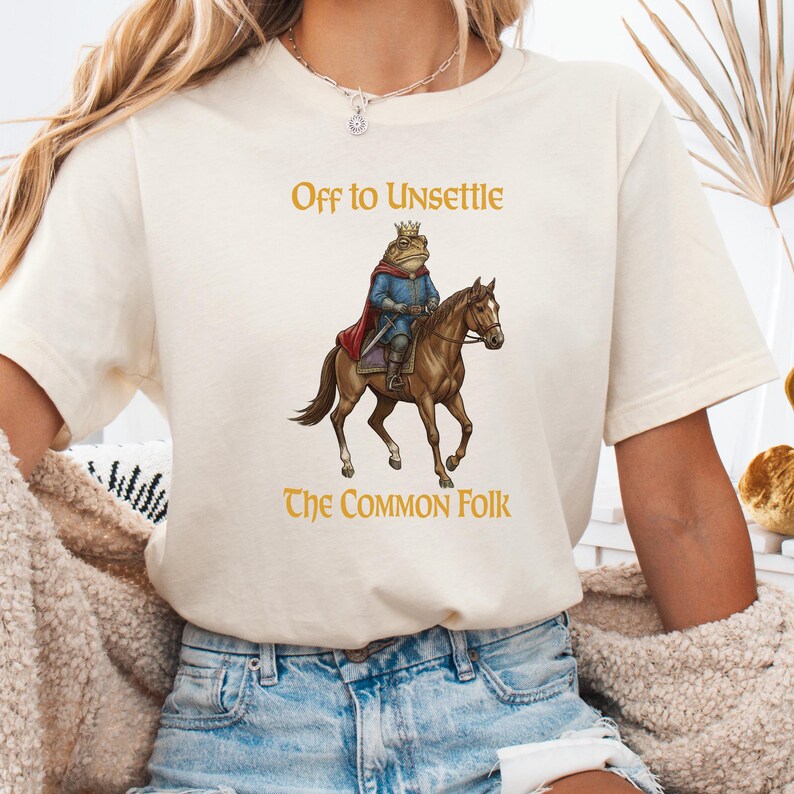 Unsettle Off to Unsettle the Common Folk Shirt, Vintage Unhinged Humor Tee ...