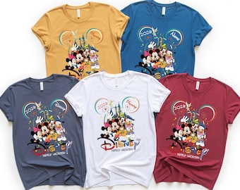 Custom Disney Trip 2026 Shirt, Disney Family Vacation Shirt, Disney Trip Shirt, Disney Family Matching Shirt, Disneyworld Sweatshirt