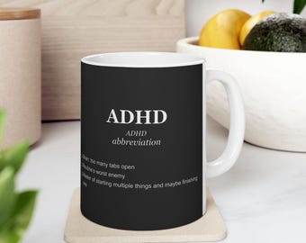 Funny ADHD Definition Mug