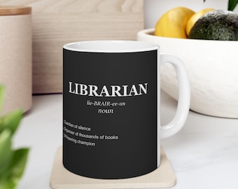 Funny Librarian Definition Mug