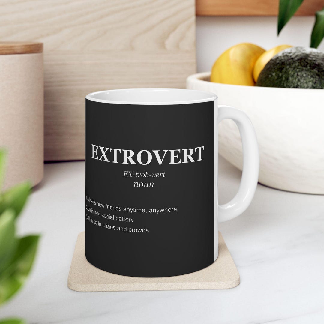 Extrovert Defention Funny Extrovert Definition Mug - Etsy