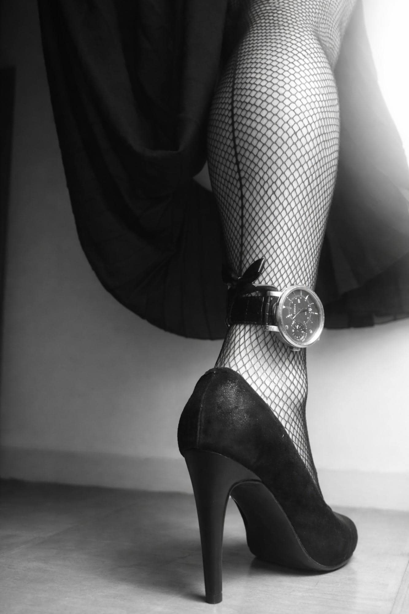 Feet in Fishnets
