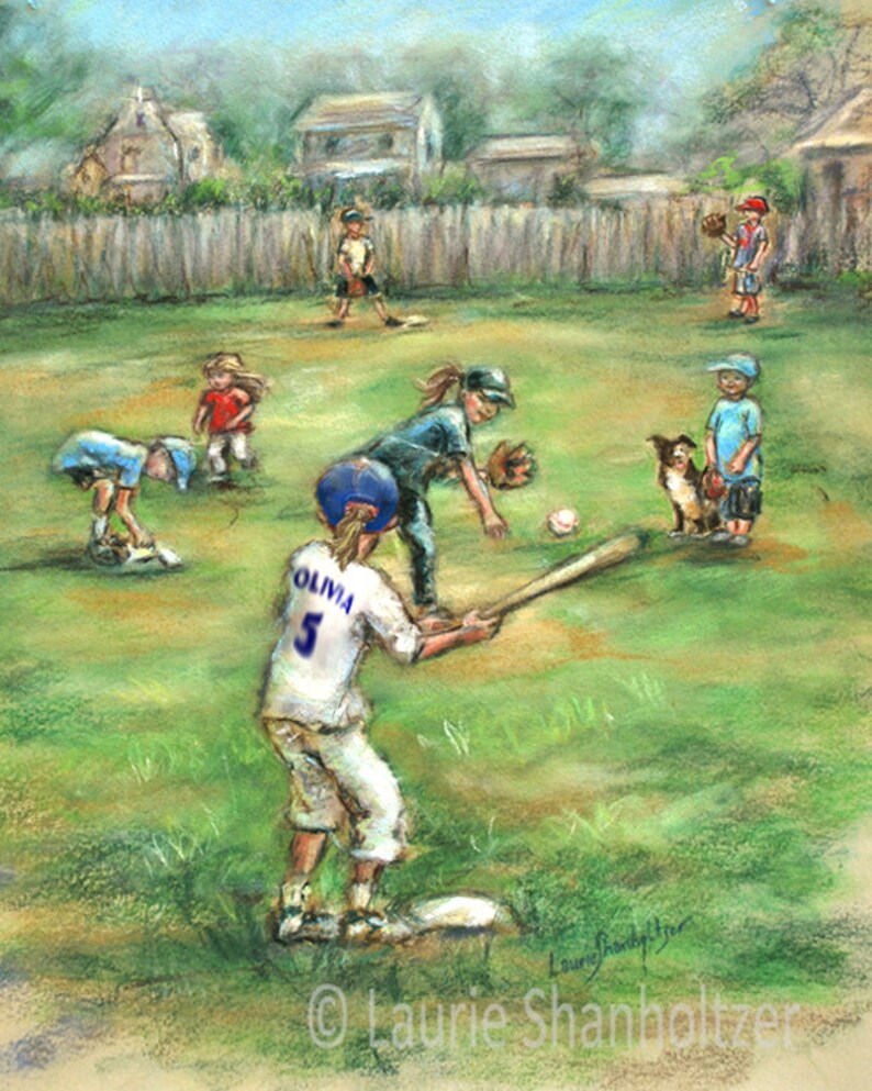 Картины дети спорт. Играющие дети. Дети и Бейсбол в живописи. Картина Бейсбол для детей. Baseball child Art.