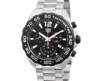 TAG Heuer Formula 1 Chronograph Watch 43mm Black Dial Swiss Quartz CAZ1010.BA0842