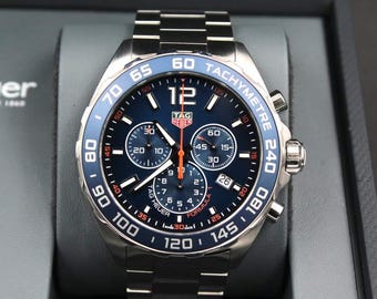 TAG Heuer Formula 1 Chronograph 43mm Blue Dial Men's Watch CAZ1014.BA0842