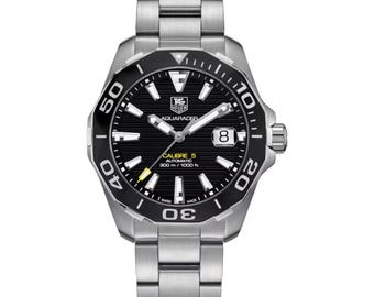 TAG Heuer Aquaracer Calibre 5 Men's Black Watch Automatic 41mm WAY211A Watch