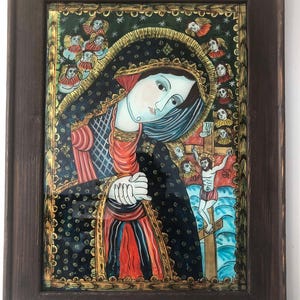 Romanian icon glass - Etsy 日本