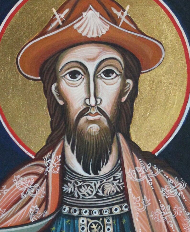 Santiago Apostol. Saint Iacov. Catholic icon orthodox icon ...