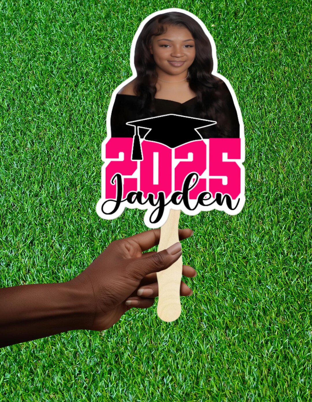 Custom Graduation Fan With Photo | Personalized Grad Hand Fan 2025 ...