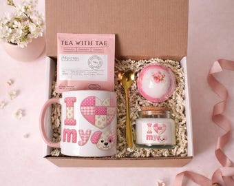 Dog Lover Gift Set, Relax, Sip & Unwind Candle Bath Bomb Mug Tea