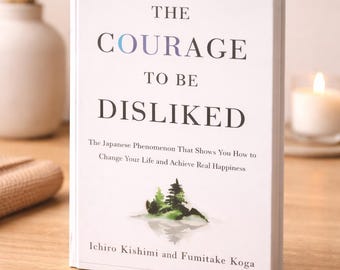 Courage to Be Disliked Poster | Minimalist Motivational Print (Digital Download)