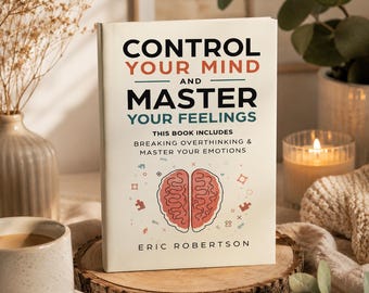 Control Your Mind and Master Your Feelings Hardcover Book | Self Help Motivation Book