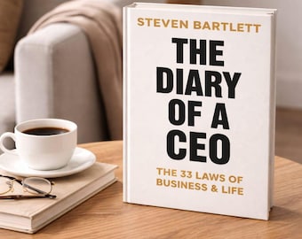 Diary of a CEO Book Cover Art | Success Mindset Poster (Digital Download)
