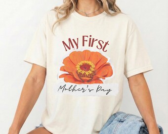 My First Mothers Day Shirt, Gifted Mom Flower, Gift for Gifted Moms, Gifted for Moms, Mother‘s Day Gift