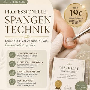 Guía de técnicas de sujeción para el cuidado y la cosmética de los pies | Instrucciones en PDF para uñas encarnadas | Certificado | Formación avanzada para profesionales del cuidado de los pies