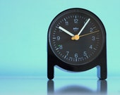 A vintage Braun AB 2 quartz alarm clock designed by Dieter Rams and Jurgen Greubel in 1984