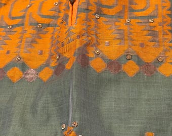 Zamdani Salwar Kamiz mit Karchupi Arbeit
